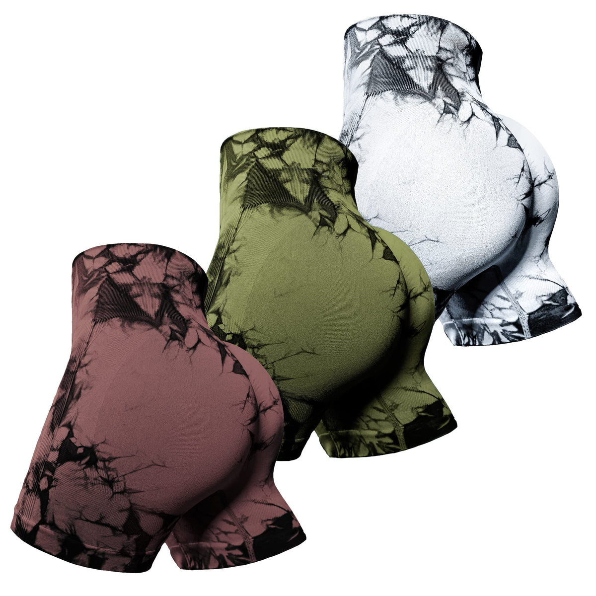 Scrunch Butt Workout Shorts (3-Pack)